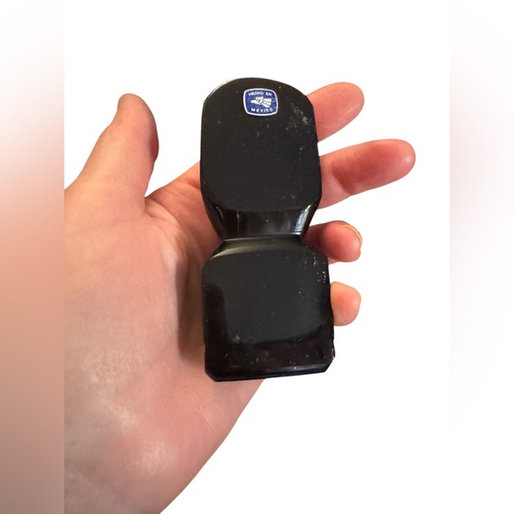 Vintage Mexico hand carved black onyx Aztec Maya God sculpture statue 4” - Picture 4 of 4